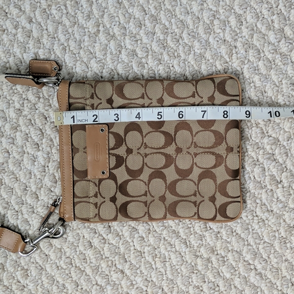 Coach Classic Monogram Crossbody Bag - Picture 16 of 17